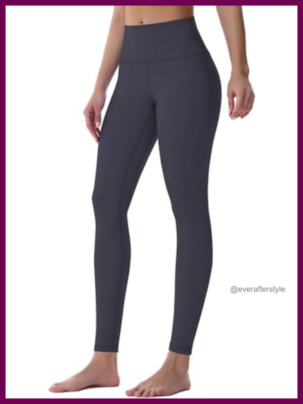 Women's High Waist Yoga Leggings with Tummy Control 28" Inseam Buttery Soft